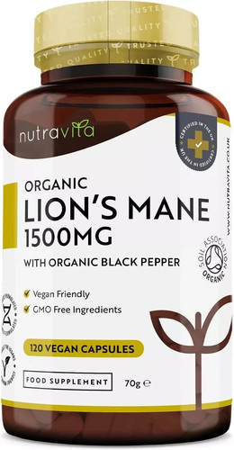 Organic lions mane mushroom - organic,