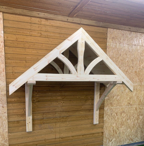 Timber roof front - roof, door