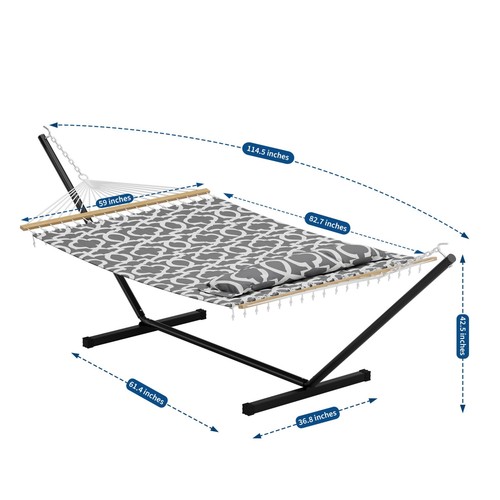 Double hammock with steel - double,
