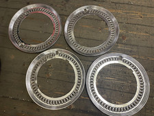 NOS 1960's 13" Ford 100E 105" Anglia Wheel trim set Disc Set X Period Accessory