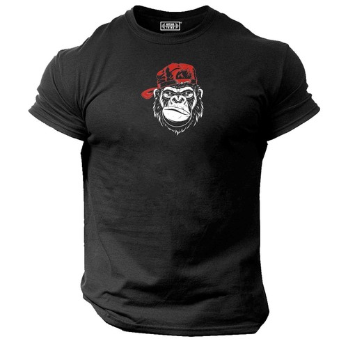 Cool gorilla shirt gym - shirt,