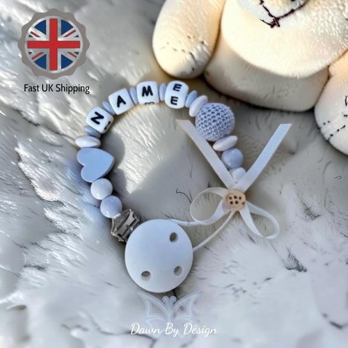 Wooden dummy clip - wooden, personalised