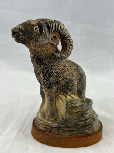 Carved antler horn bighorn - antler,