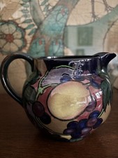 Royal Stanley Ware Jacobean Jug Creamer Pitcher 5” Grapes Design *Fab Condition*