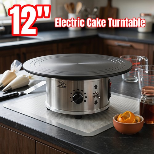Electric cake turntable - 12'',