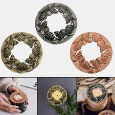 Candle Lid Cover Metal Antique 82mm Candles Topper Shade Home Collection