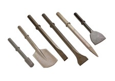 CHISEL TO FIT JCB BEAVER HYDRAULIC BREAKER 32 mm HEX TARMAC CUTTER POINT SPADE