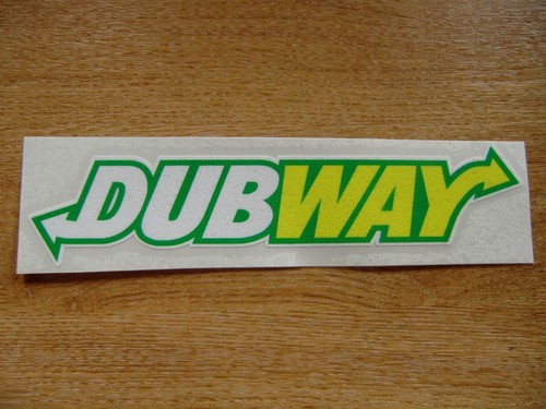 Dubway 195mm 45mm decal - -,
