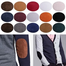 Suede Elbow Patches Iron-on Appliques Cloth Iron On Patches  Sweatshirt