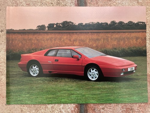 Lotus esprit turbo brochure - lotus,