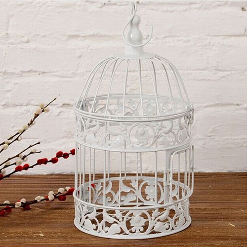 Hanging metal bird cage - metal,