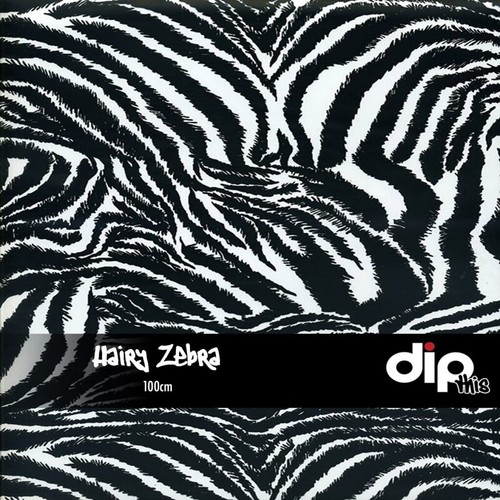 Hairy zebra 100cm wide - zebra,