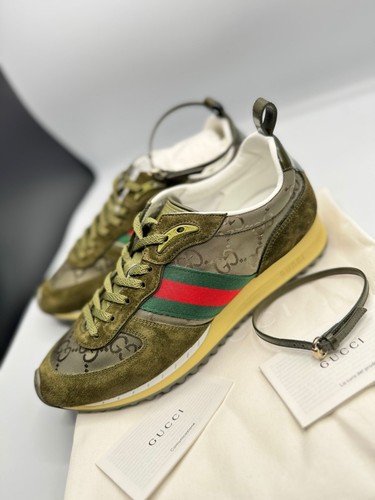Gucci dark green nylon - dark, gg