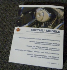2004 Harley Davidson Fat Boy Motorcycle Owner Operator Manual 99469-041