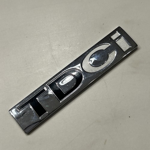 Ford tdci rear chrome badge - rear,