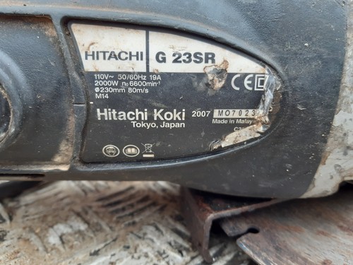 Old well used grubby hitachi - grubby, g