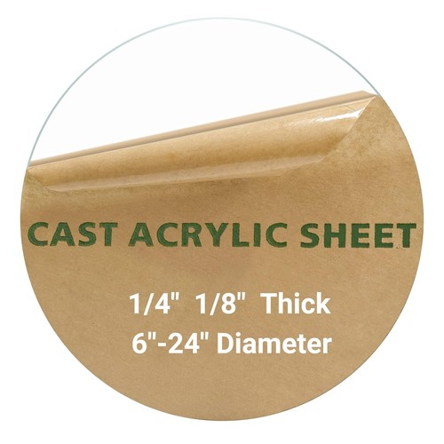 Pieces round plexiglass - 1,