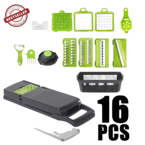 Vegetable chopper - 16-in-1,