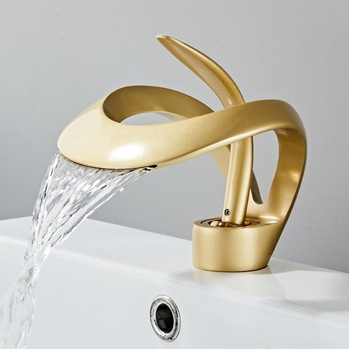 Waterfall bathroom faucet - waterfall,