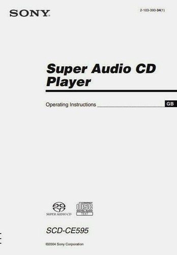 Sony scd ce595 super audio - scd-ce595,