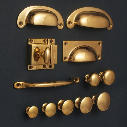 Solid brass cabinet knobs - cabinet,