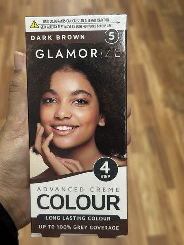 Glamour hair color dark brown - hair,