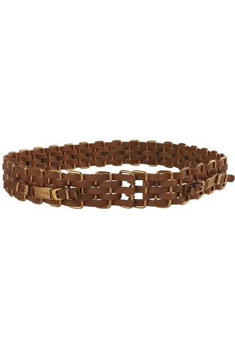 Chanel brown 2001 leather and - chanel,