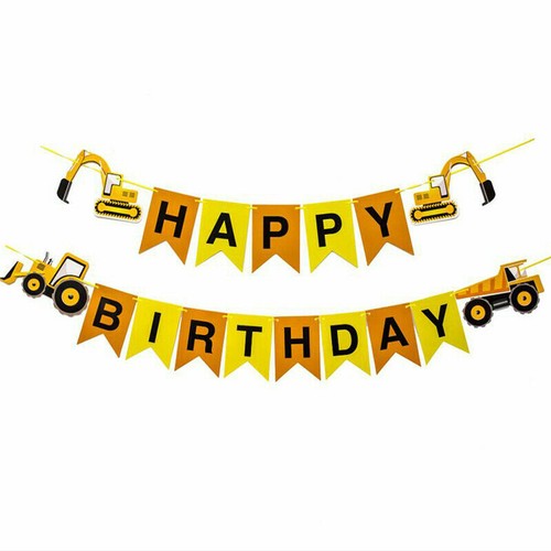 Digger themed birthday party - digger,