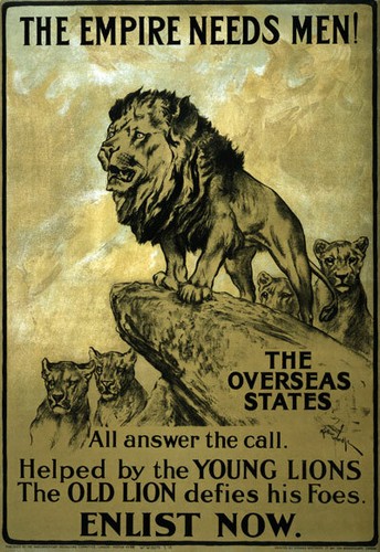 W92 vintage wwi british - wwi, lion