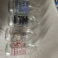 4 x Vintage advertising milk