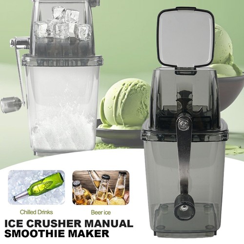 Manual ice crusher shaver - crusher,