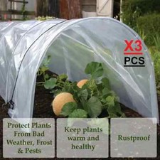 3x POLY TUNNEL CLOCHE MINI