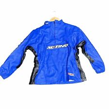 XC-TING WATERPROOF MOTOCYCLE JACKET TRIALS  YOUTH  - BLUE BLACK YM 7-10 Yrs