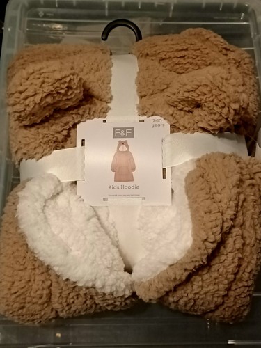 Unisex kids cosy bear blanket - unisex,