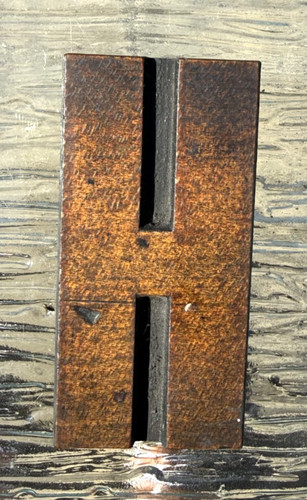 Vintage printers block - vintage,