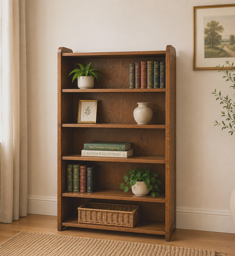 Treske vintage open bookcase - open,