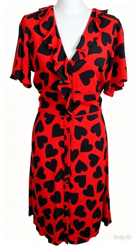 New oasis red heart - heart, print