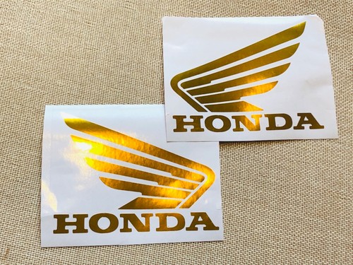 Pair honda wings gold - pair,
