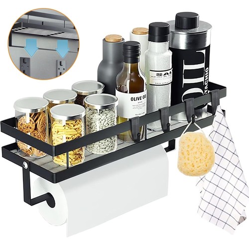 Spice rack wall mounted - spice,