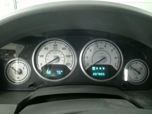 Speedometer cluster silver - cluster,