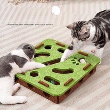 Cat Scratching Post Sisal Rope Toy - Indoor Cats Kitten Play Exercise Furniture