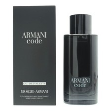 Giorgio Armani Code Eau de Toilette 125ml Refillable Spray For Him