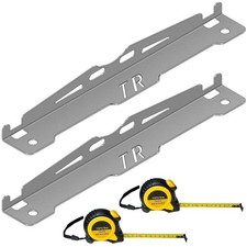 Toe Alignment Tool Plates with 2 Tape Measures, Car Wheel Alignment Gauge Set