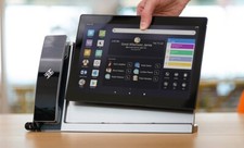 HiHi 3 Office Telephone Handset 40KH-TAB-0.1 & BASE-1 VoIP Touchscreen 10.1 HD