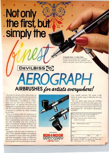 Devilbiss aerograph airbrushes - devilbiss,