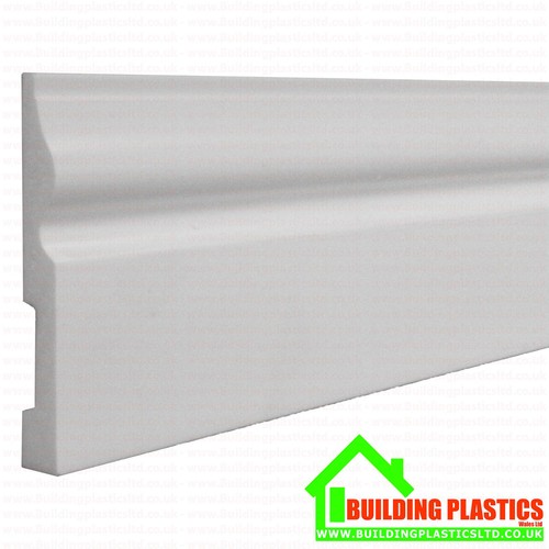 Plastic ogee skirting board - skirting,
