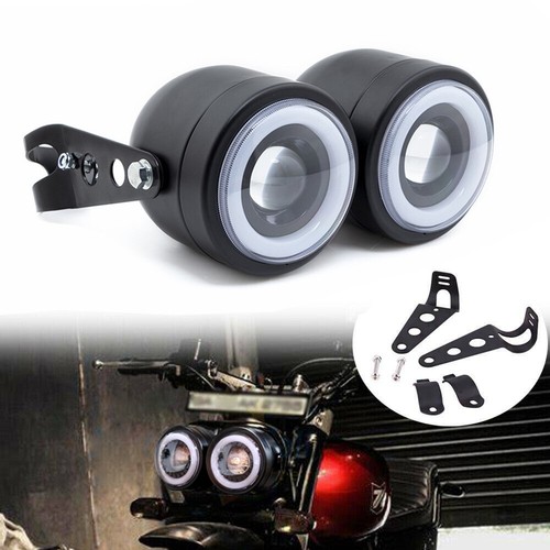 Twin front dual motorcycle drl - front,