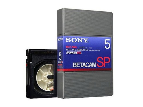 Betacam tape digitisation - tape,