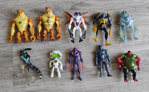 Ben alien force figure - 10, set