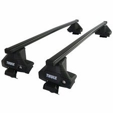 Thule Steel SquareBar Evo Roof Bars Set to fit Ford Ranger Single Cab 11-22 Pair